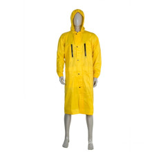 100% polyester PVC Long Raincoat waterproof hiking one piece rain poncho